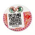 Customization design anti-forgery security variable data scratch off qr code label